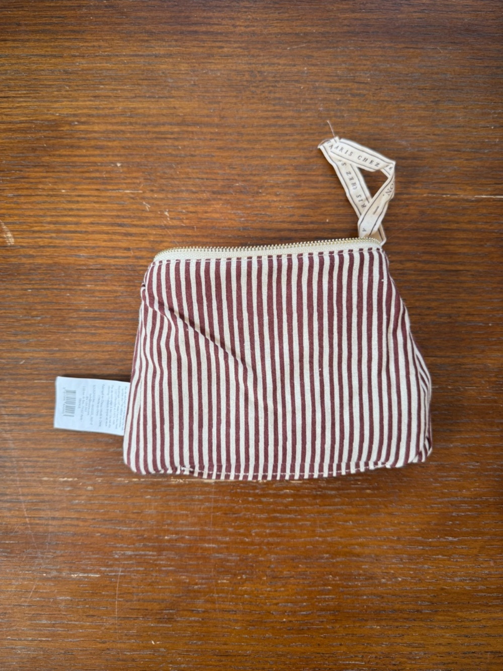 new Sézane x Antoinette Poisson makeup pouch red bird print limited edition - Picture 3 of 6